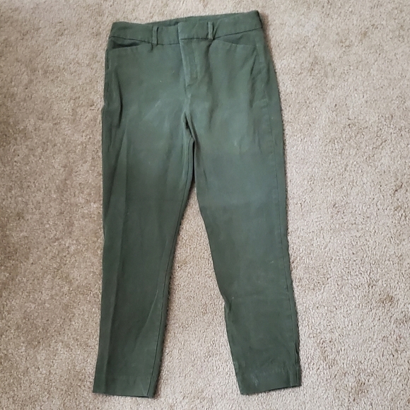 Army Green Old Navy Pixie Pants - Picture 1 of 2